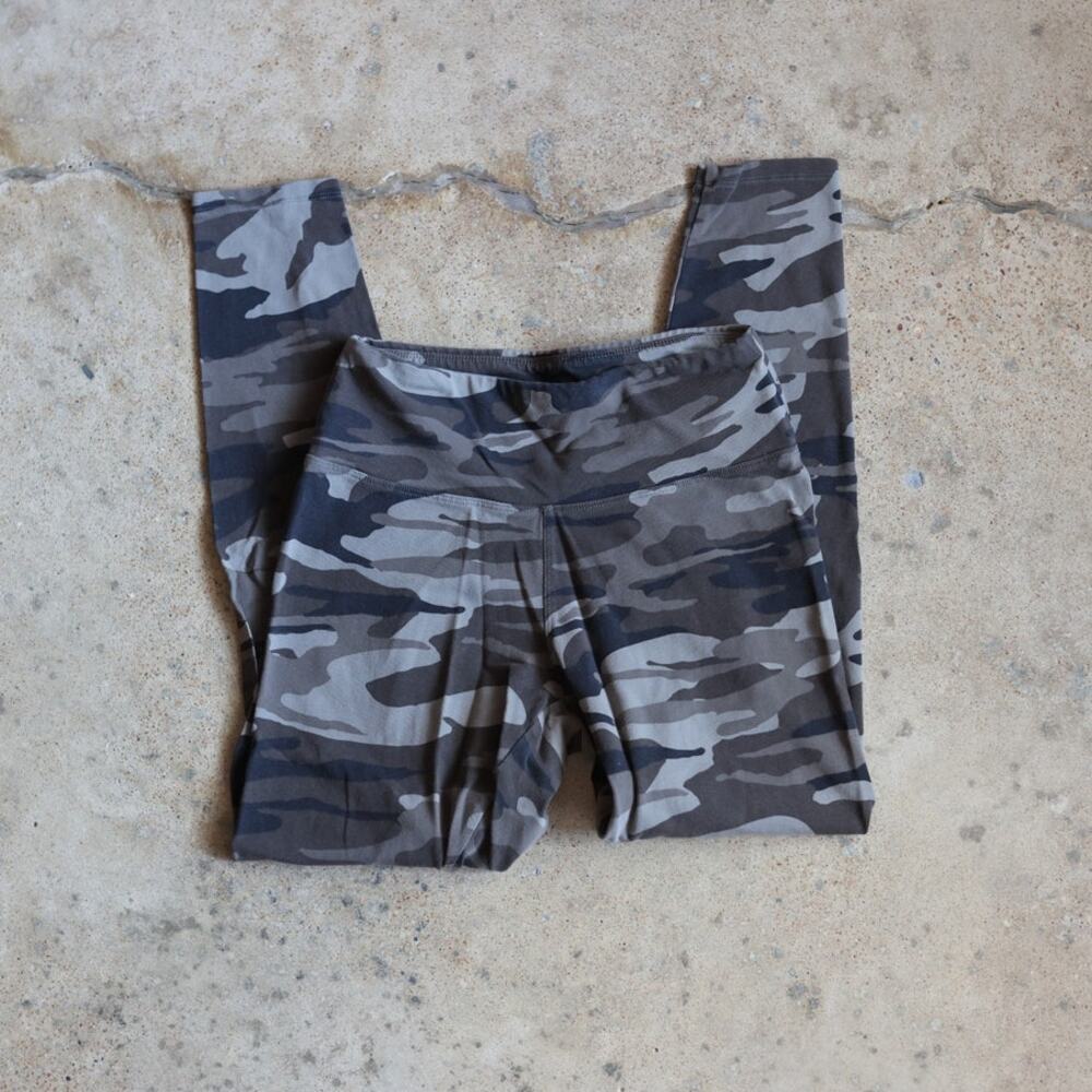 y2k green Camo Leggings Express Small Cotton Blend Stretch Y2K Lounge